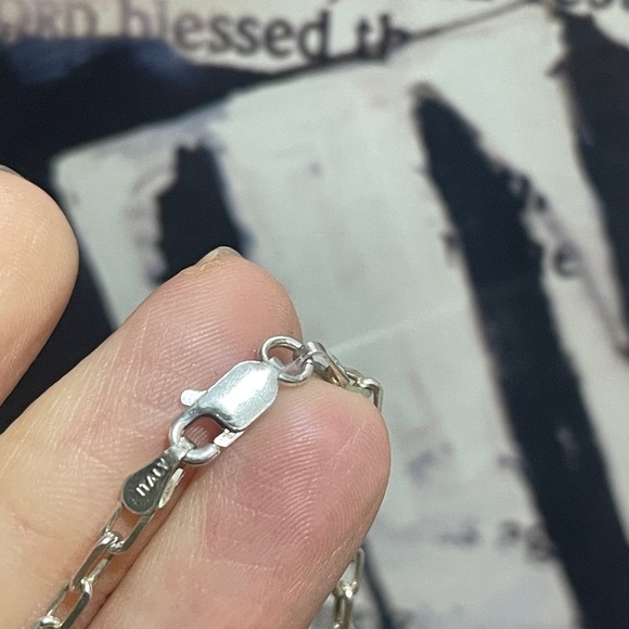 New Sterling Silver Chain Handmade With Vintage Charms Pendants From 1970s-1990s - Picture 12 of 17